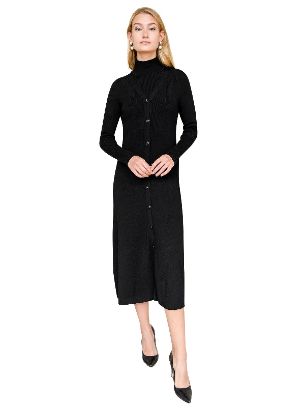 Apparalel Ribbed Cardigan Dress