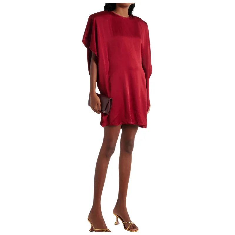 Mini Ruby Draped Dress