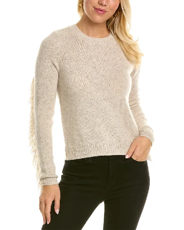 Autumn Cashmere Fringed Cashmere Sweater