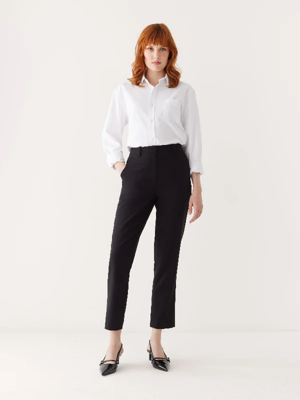 The Eleanor Slim Pant in Black