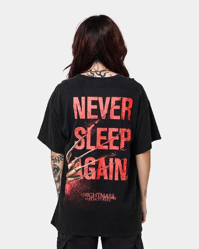 American Thrift X A Nightmare on Elm Street Never Sleep Vintage T-Shirt Vintage Black