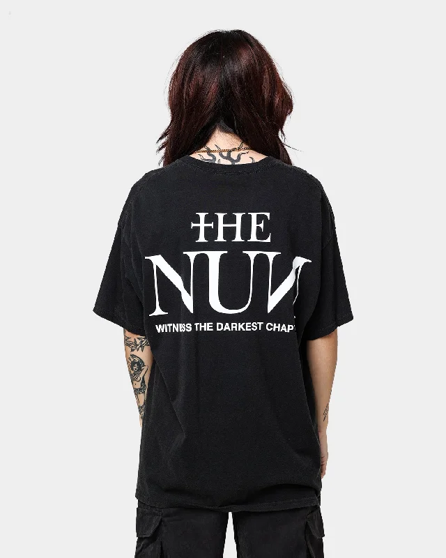 American Thrift X The Nun The Nun Face Vintage T-Shirt Black Wash