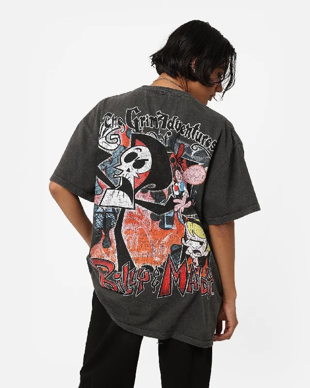 American Thrift X Cartoon Network Grim Heavyweight Vintage T-Shirt Black Wash