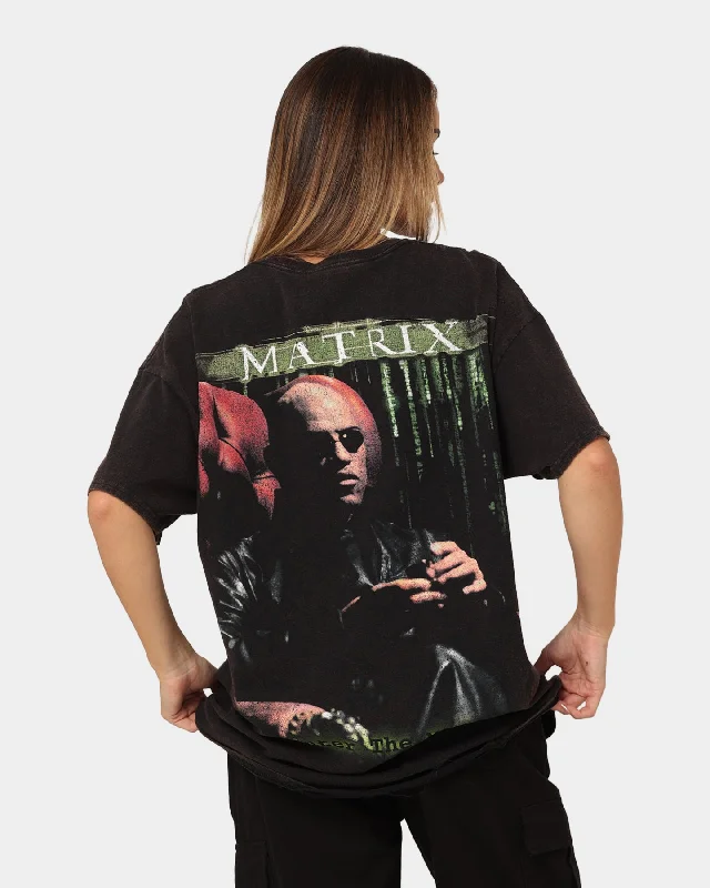 American Thrift X The Matrix Morpheus Vintage T-Shirt Black Wash