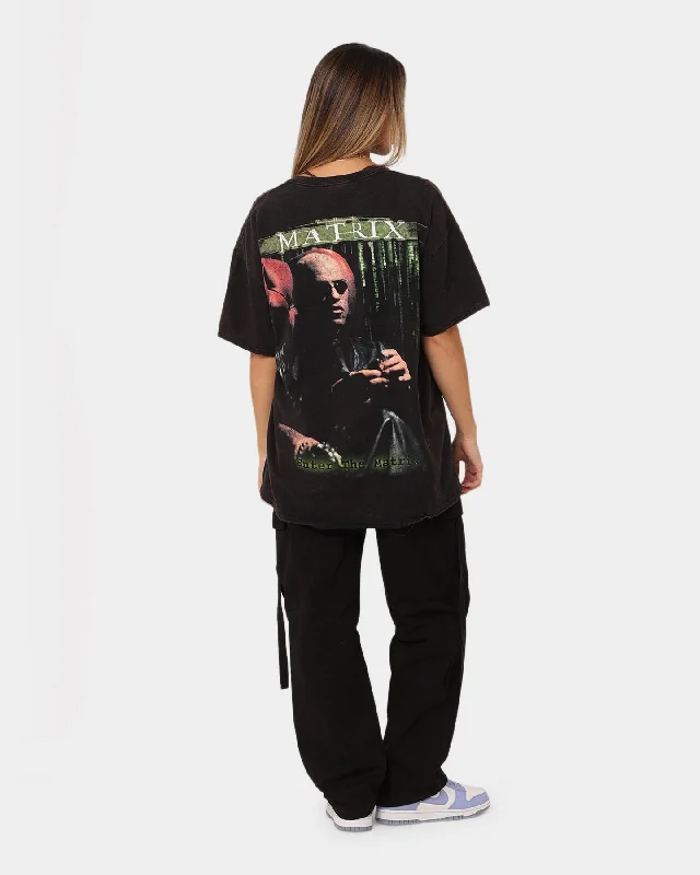 American Thrift X The Matrix Morpheus Vintage T-Shirt Black Wash