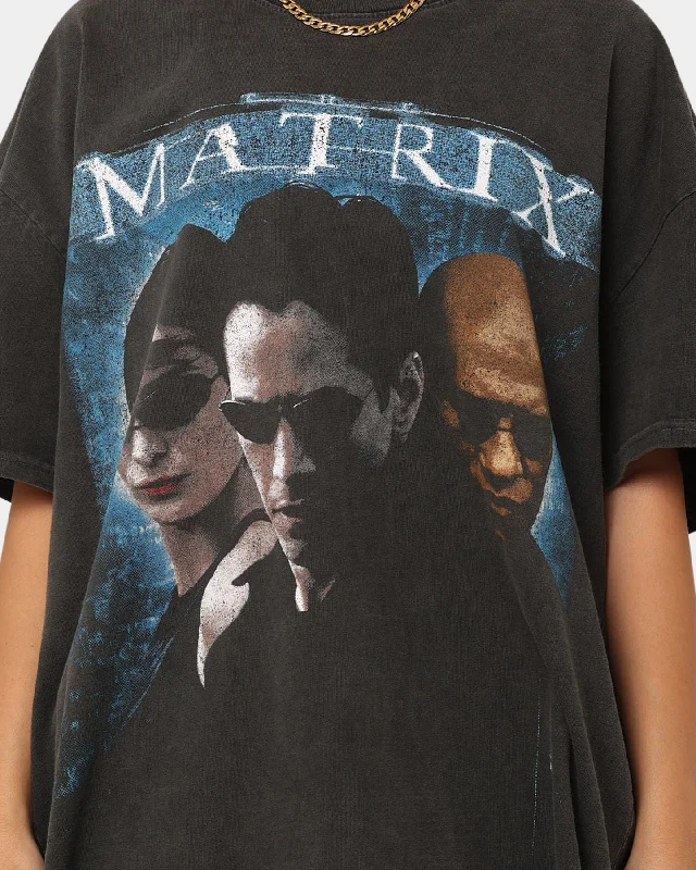 American Thrift X The Matrix Heavyweight Vintage T-Shirt Black Wash