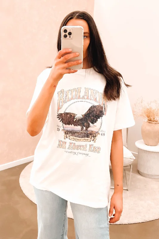 Badlands Tee Vintage White