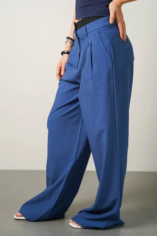 BOXER WAIST LOW RISE PANTS