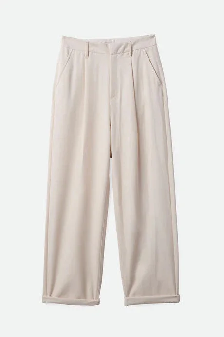 Brixton - Victory Trouser Pant, White Smoke