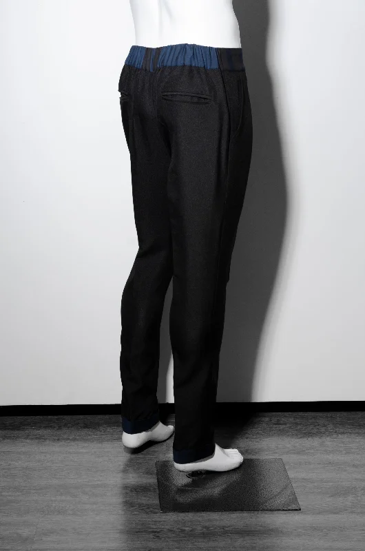 Contrasting Trim Trousers