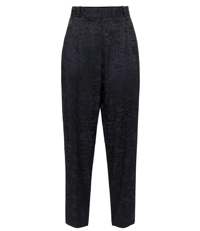 Elisabetta Franchi pantalone nero donna