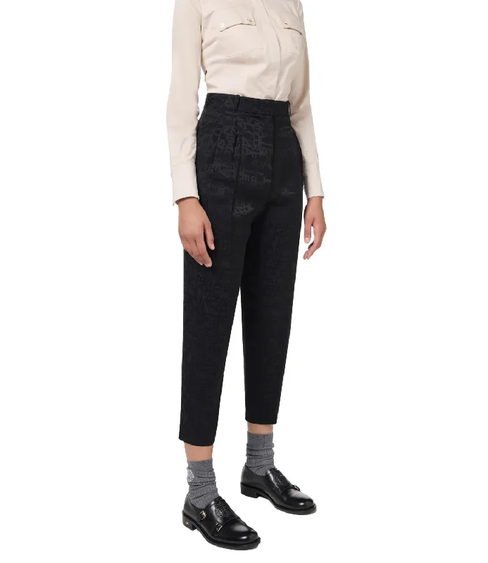 Elisabetta Franchi pantalone nero donna