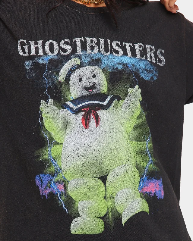 Goat Crew Ghostbusters Vintage T-Shirt Black Wash