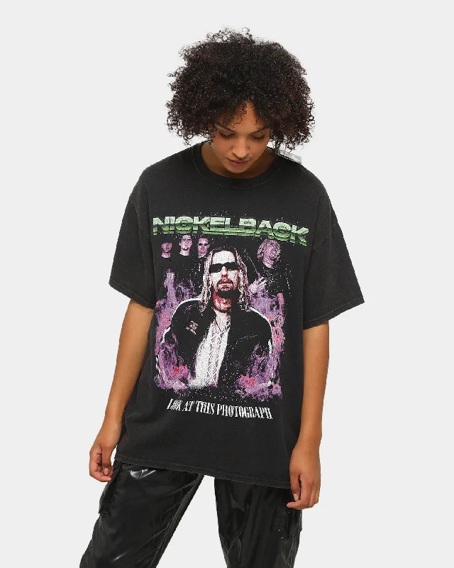 Goat Crew Nickelback Vintage T-Shirt Black Wash