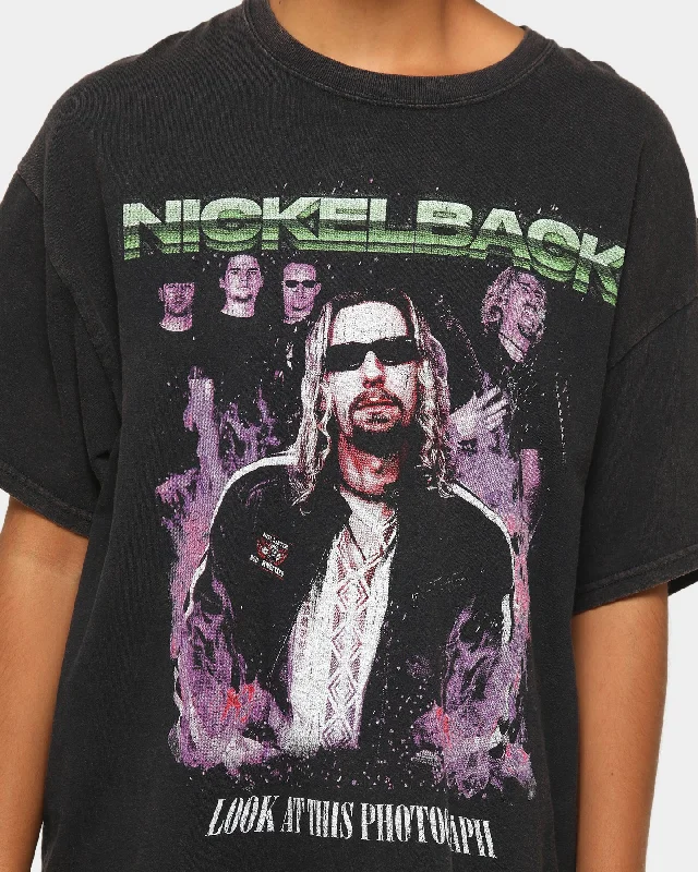 Goat Crew Nickelback Vintage T-Shirt Black Wash