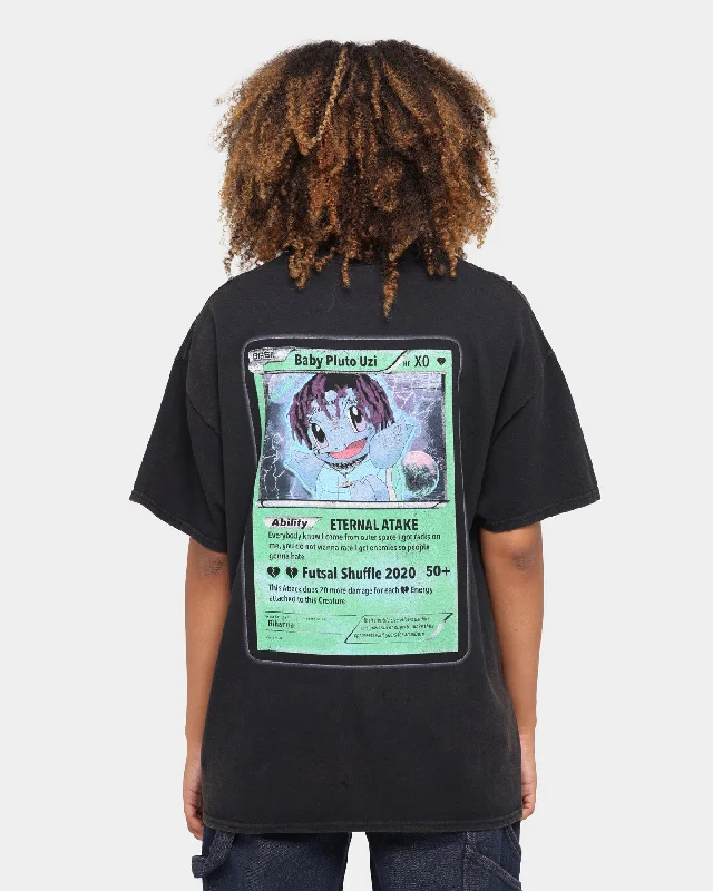 Goat Crew Pluto Player Card Vintage T-Shirt Black Wash