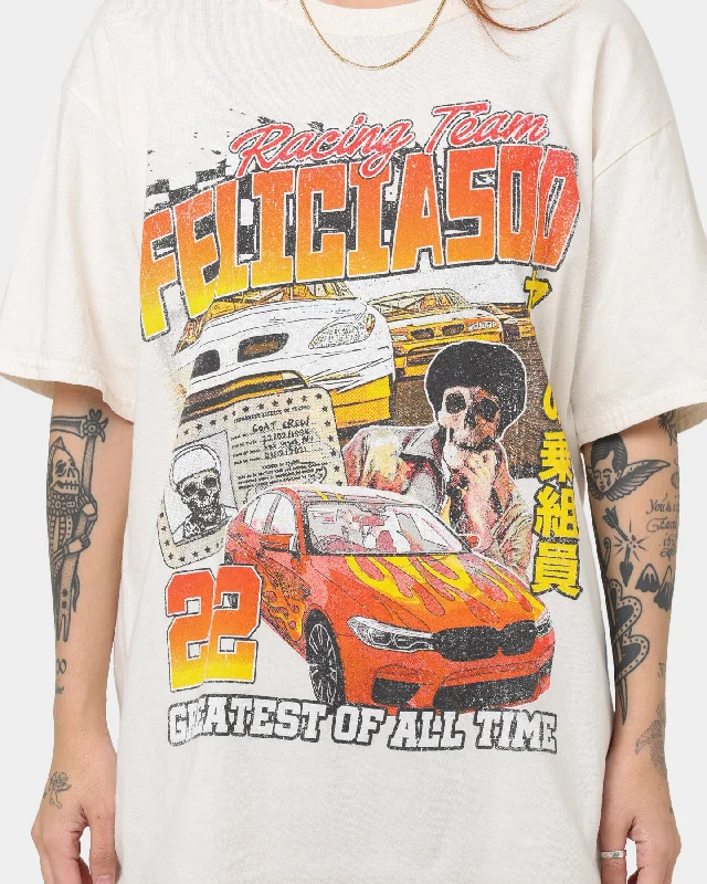 Goat Crew Team Felicia Vintage T-Shirt Off White