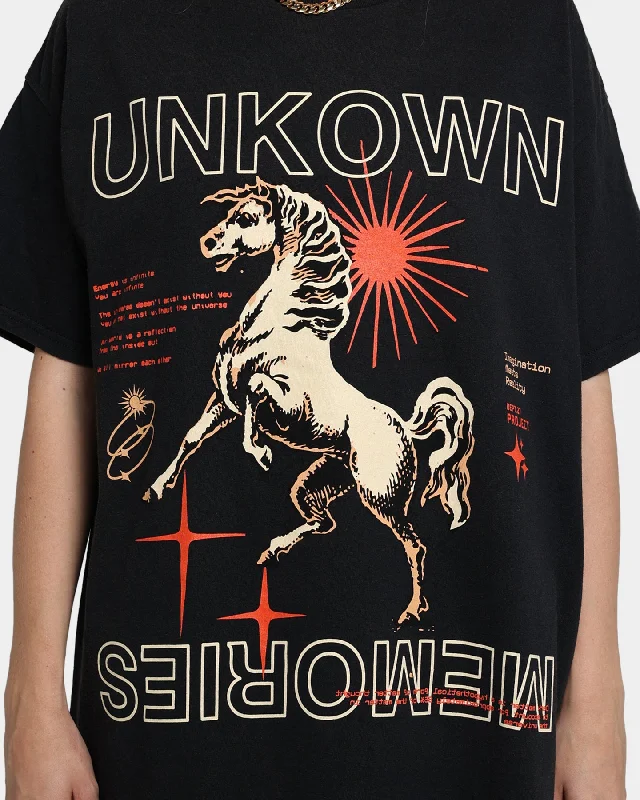 Goat Crew Unknown Memories Vintage T-Shirt Black Wash