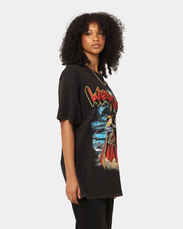 Goat Crew X DC Wonder Woman Metal Vintage T-Shirt Black Wash