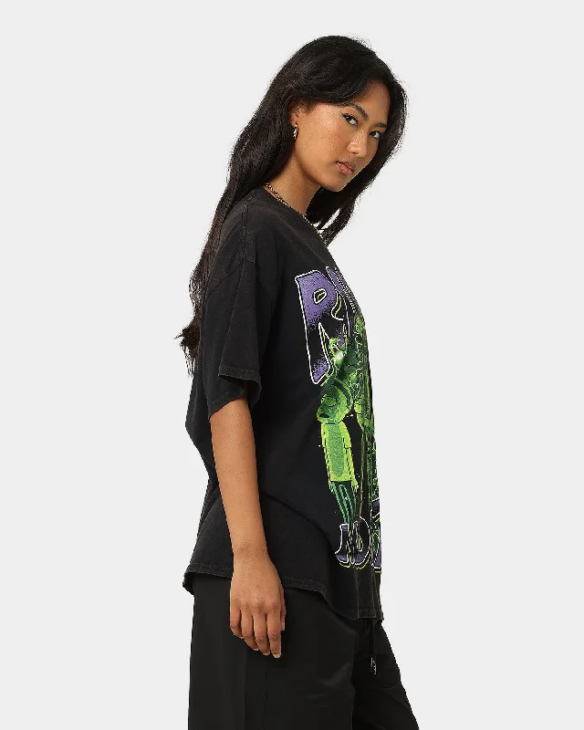 Goat Crew X Rick And Morty R&M Vintage T-Shirt Washed Black