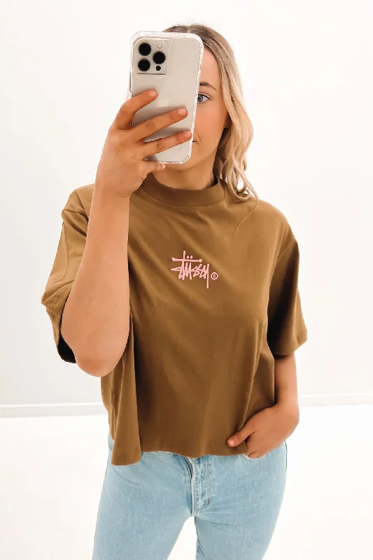 Graffiti Boxy Tee Chocolate Lemonade