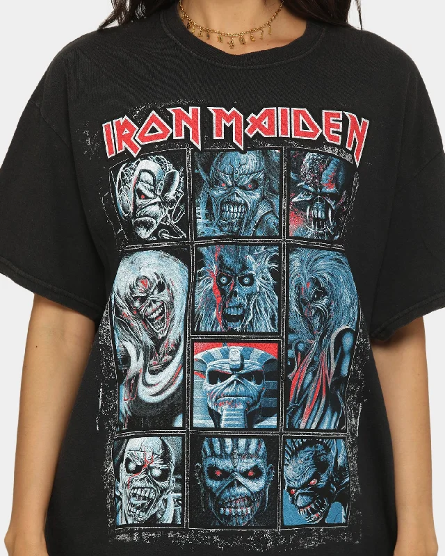 Iron Maiden Ten Eddies Vintage T-Shirt Black Wash