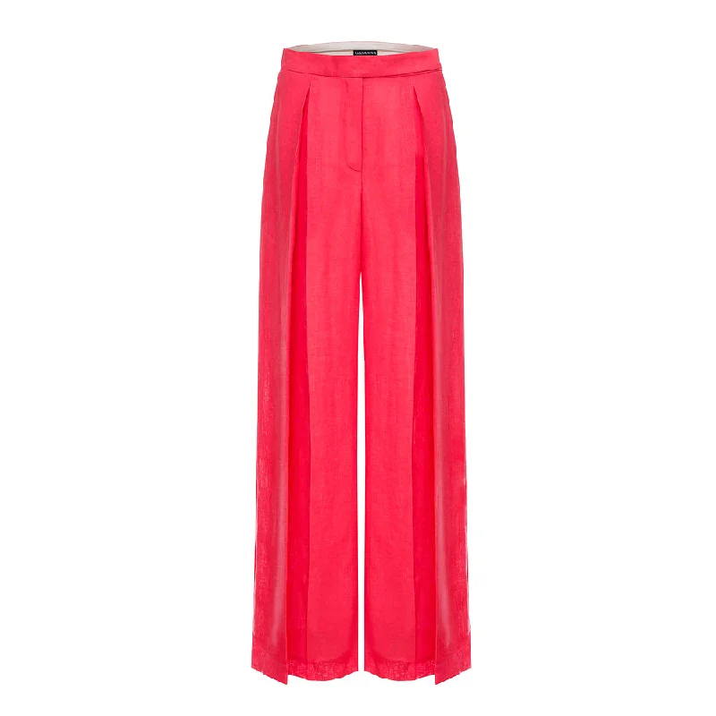 Linen Palazzo Trousers