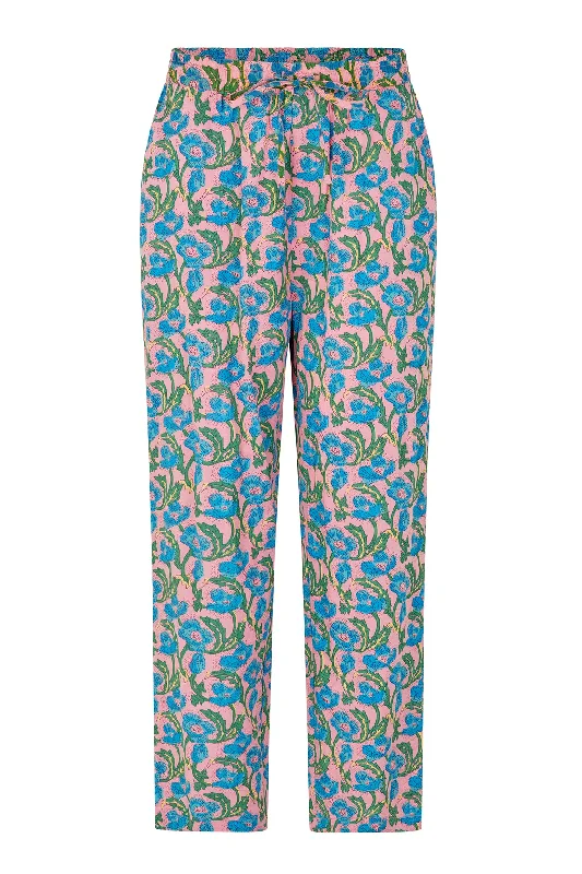 Lollys -  BillLL Pant - Pink Blue Floral