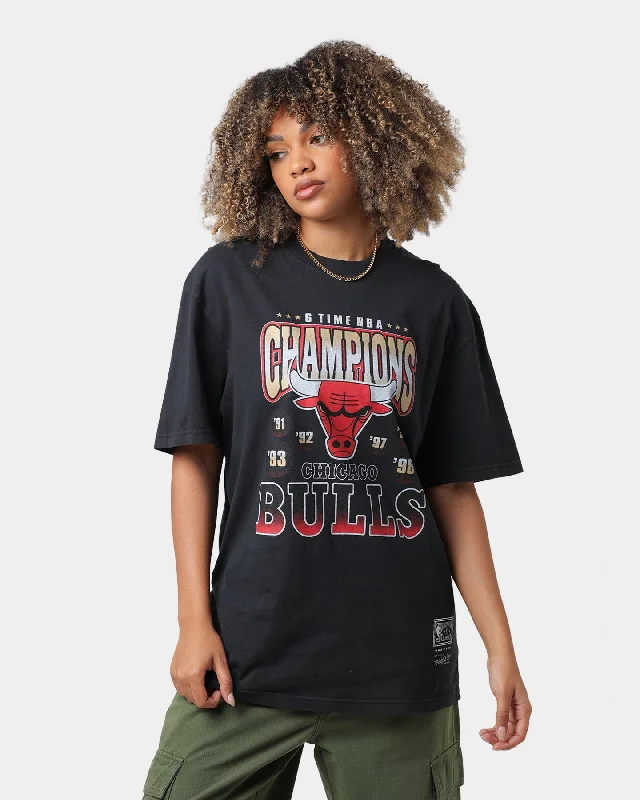 Mitchell & Ness Chicago Bulls Vintage Champ T-Shirt Black