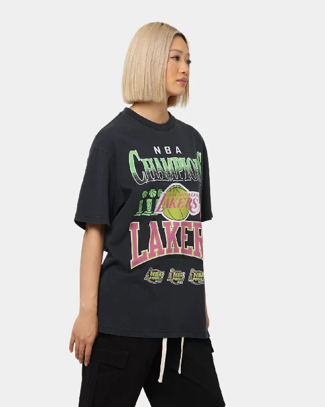 Mitchell & Ness Los Angeles Lakers '00-'02 Champions Neon Vintage T-Shirt Faded Black