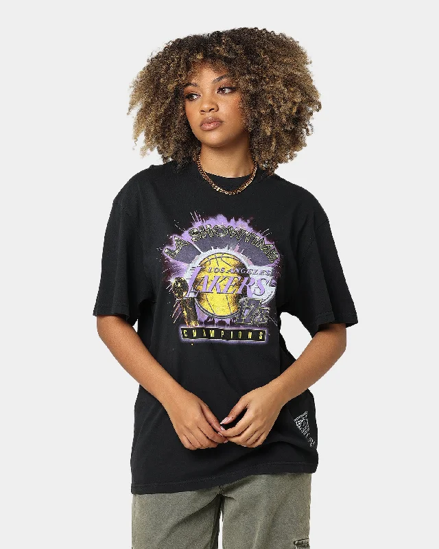 Mitchell & Ness Los Angeles Lakers Showtime Vintage T-Shirt Faded Black