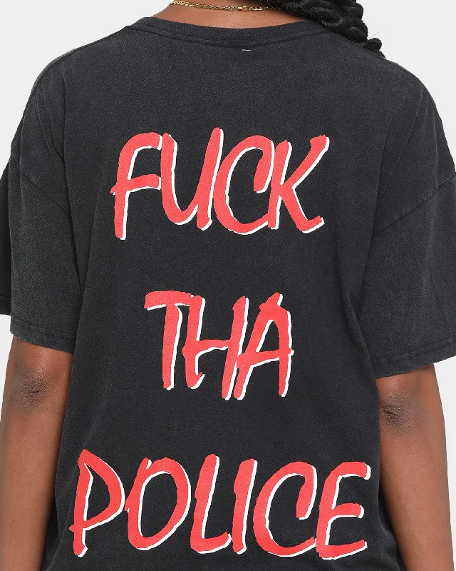 N.W.A F*CK Tha Police Vintage T-Shirt Washed Black