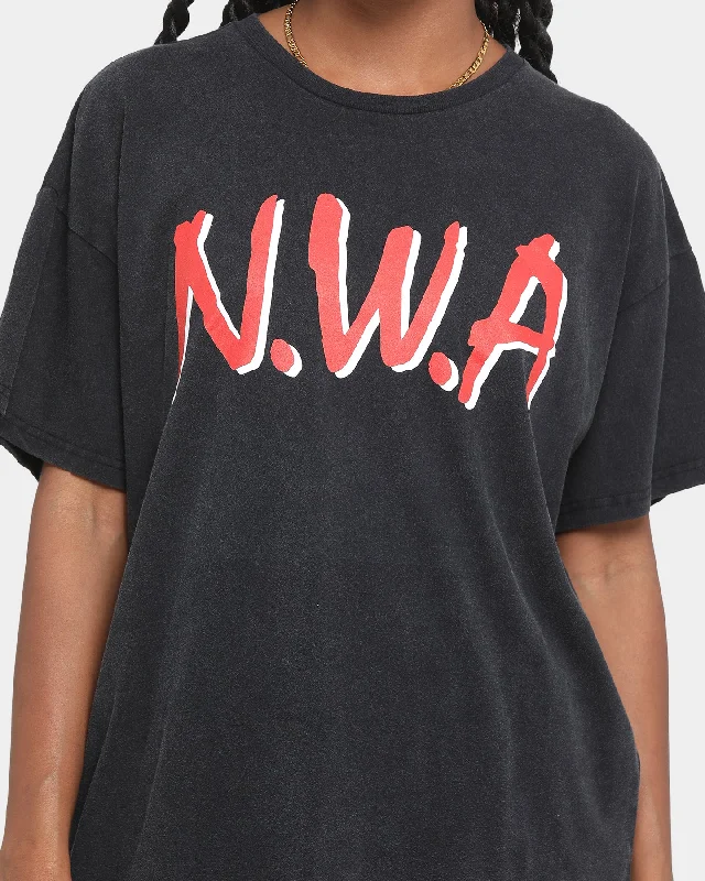 N.W.A F*CK Tha Police Vintage T-Shirt Washed Black