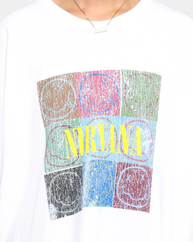 Nirvana Smile Box Vintage T-Shirt White