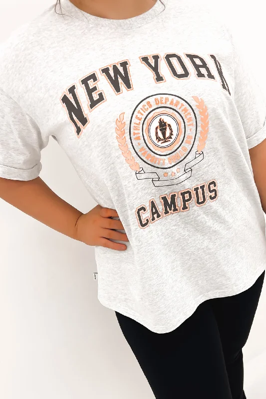 NY Campus Tee Snow Marle