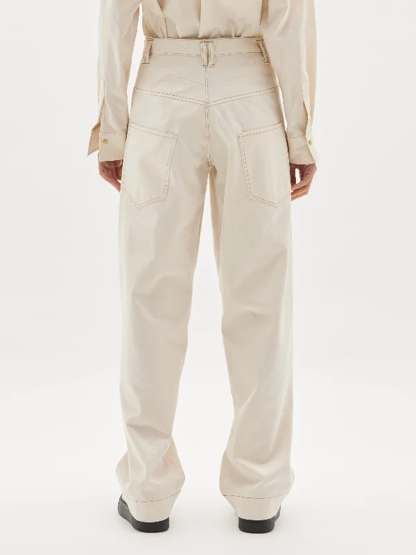 organic twill double knee pant