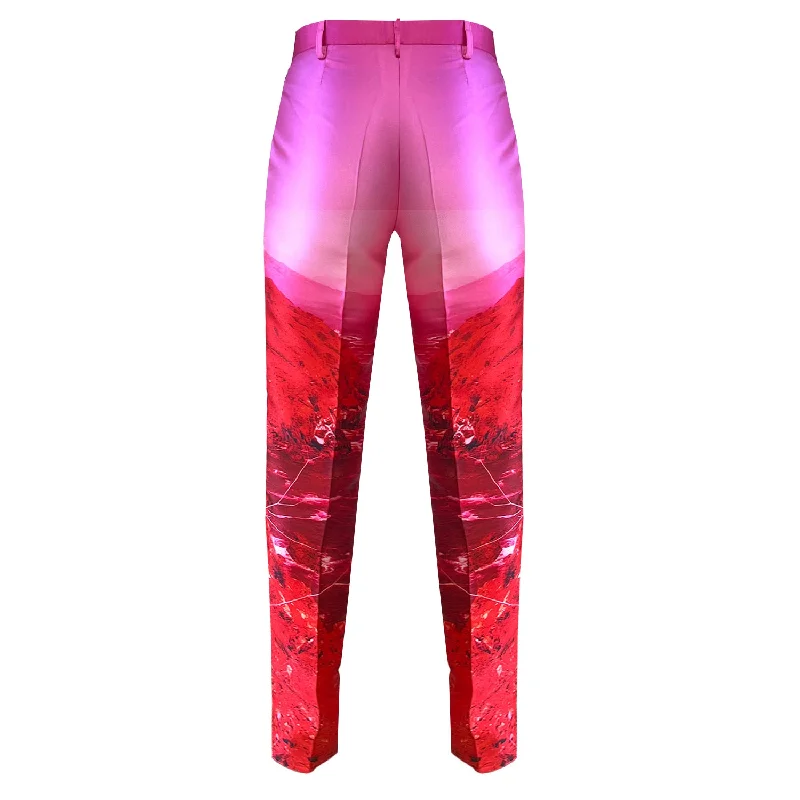 Woman´s classic suit pants österlen pink red