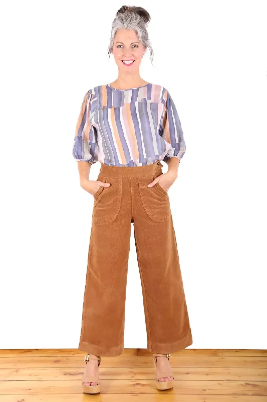 Peggy Cord Pants Caramel