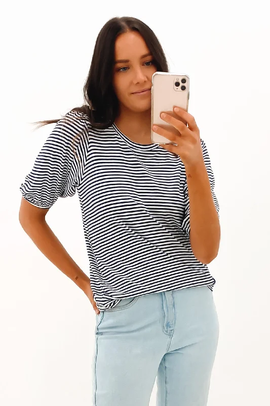 Porto Puff Sleeve Stripe