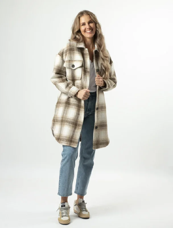 Stella & Gemma Kelly Coat - Earthly Checks