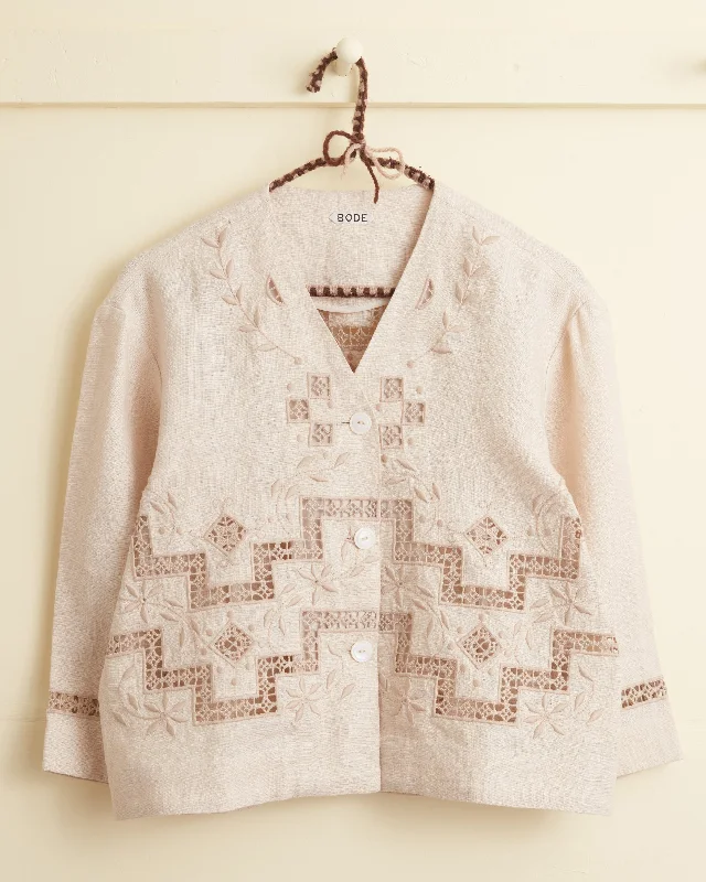 Step Cutwork Overshirt