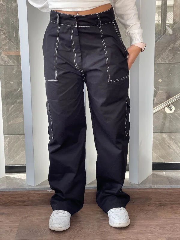 Stitched Cargo Pants - Mitcha Label