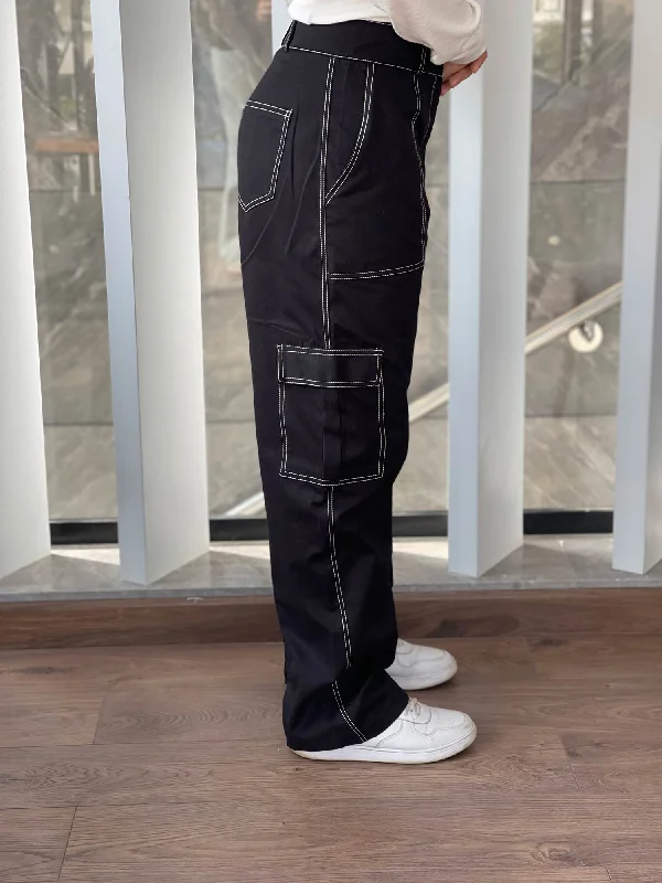 Stitched Cargo Pants - Mitcha Label