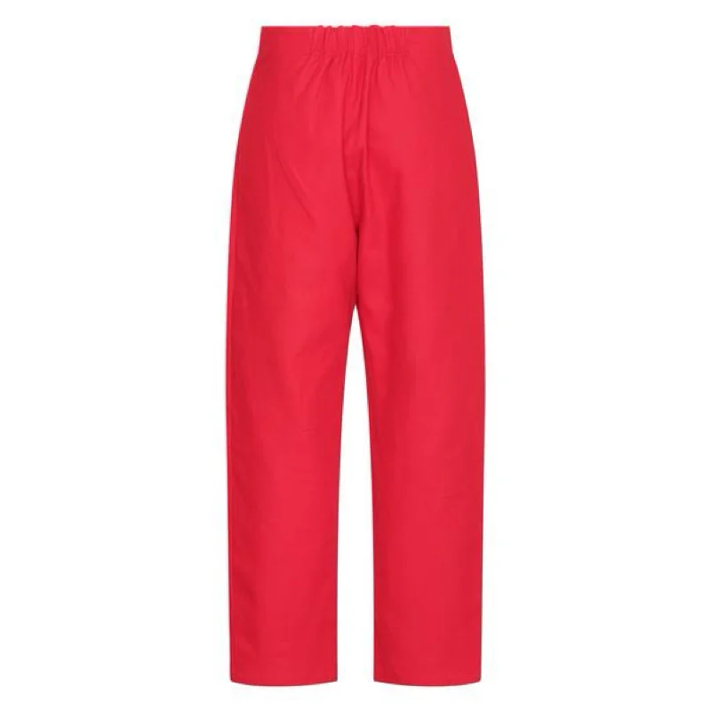 The West Village Patch Pocket Trouser Red