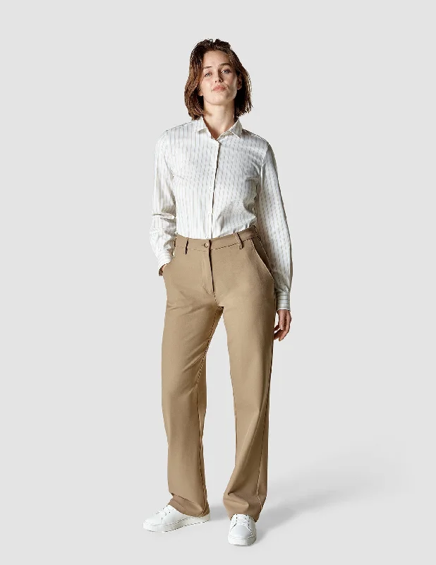 Essential Pants Straight Caramel