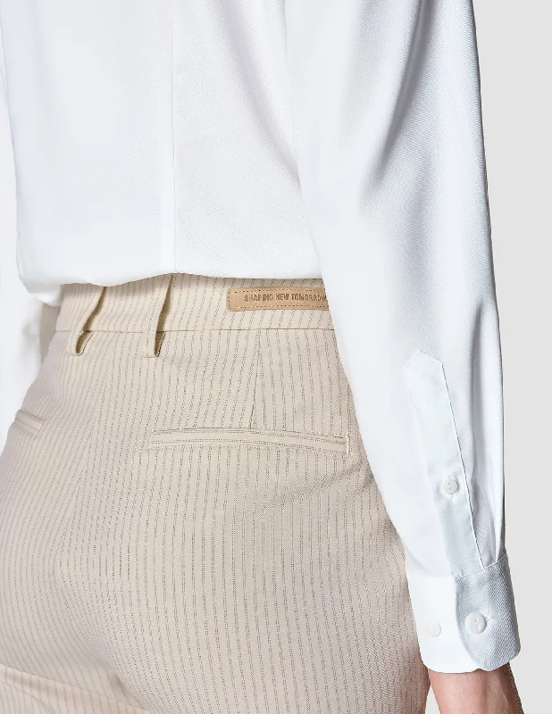 Essential Pants Tapered Cream Latte