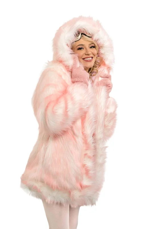 Women's C3 (Cool, Classic, Comfy) Coat in ""Just the Tip Pink""