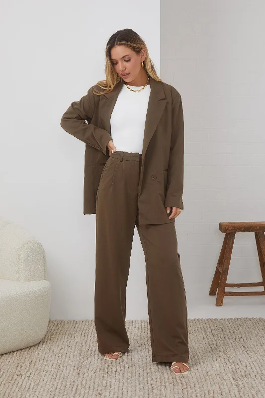 Zera Pants - Taupe