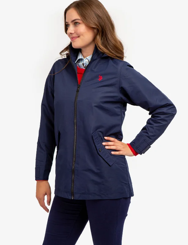 ZIP FRONT RAINCOAT