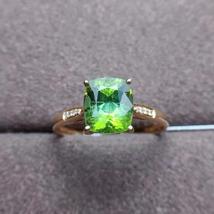 18k Rose Gold 1.9ct Genuine Tourmaline Ring